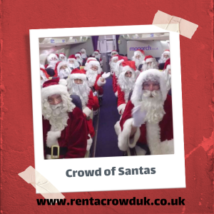 Hire A Crowd Of Santas