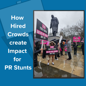 Hired Crowds Impact With PR Stunt